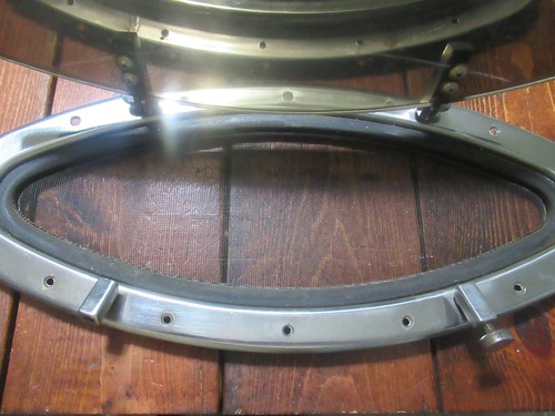 DONZI Boat 2 cabin oval shaped port hole windows 18" X 8" OVAL - Picture 12 of 12