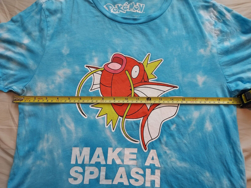 2021 Pokémon Magikarp Men's Medium Tie Dye T-shirt EB Games Zing Graphic Print - Picture 5 of 6