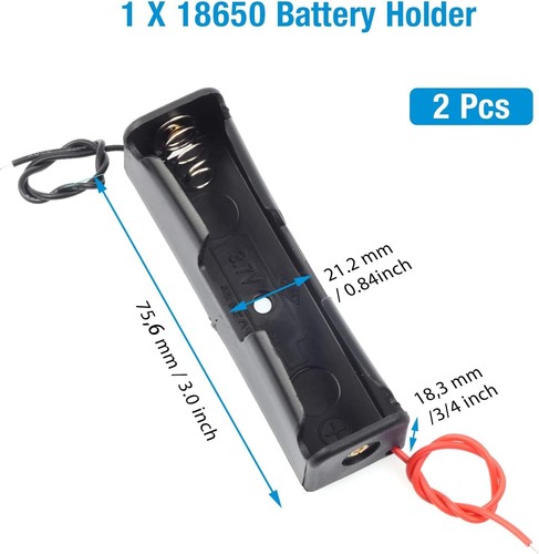 8-Pack 18650 Battery Holder with Copper Conductors for Versatile Power Solutions - Picture 5 of 9