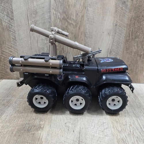 Vehículo de asalto Defender 1985 6x6 casi completo vintage RAMBO Coleco Jeep usado en excelente estado - Imagen 8 de 12