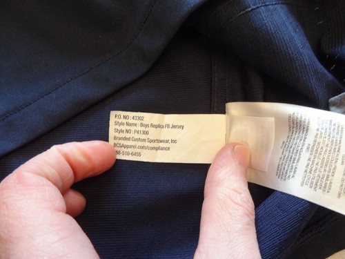 Nike University Pittsburgh Panthers Pitt Jersey Youth Large NCAA Football Flaw - Picture 5 of 7