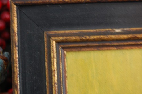 VTG FRAMED IMPASTO OIL TULIP FLOWERS ON VASE A PRIMITIVE STILL LIFE SIGNED: REMI - Picture 4 of 24