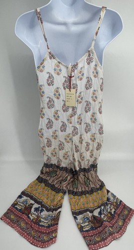 RAGA Bohemian Pailletten Paisley Boho Hippie Overall Größe Small R1720 02EV - Bild 4 von 6