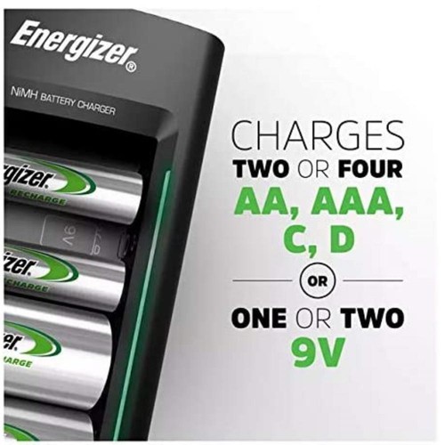 Energizer Universal Charger + 4 x C 2500 mAh Batteries - Picture 10 of 10