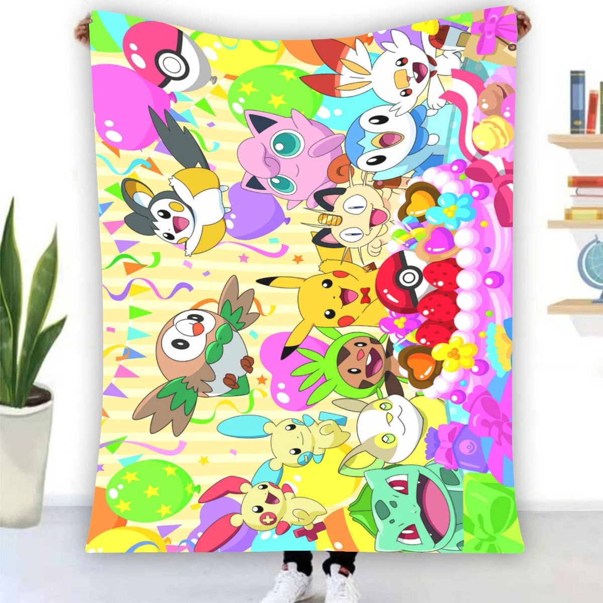 PKM Birthday Party Fleece Blanket