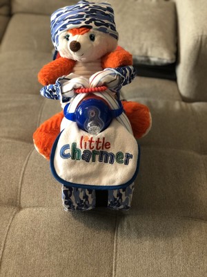 motorcycle diaper cake for boy