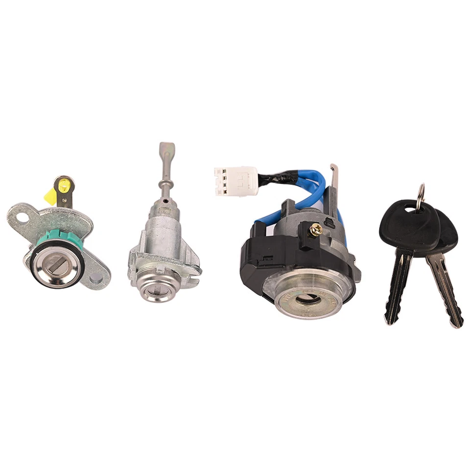 PARA HYUNDAI ELANTRA 2007-2010 MISMA LLAVE CERRADURA DE PUERTA COMPLETA E INTERRUPTOR DE ENCENDIDO CILINDRO Foto 4 de 4