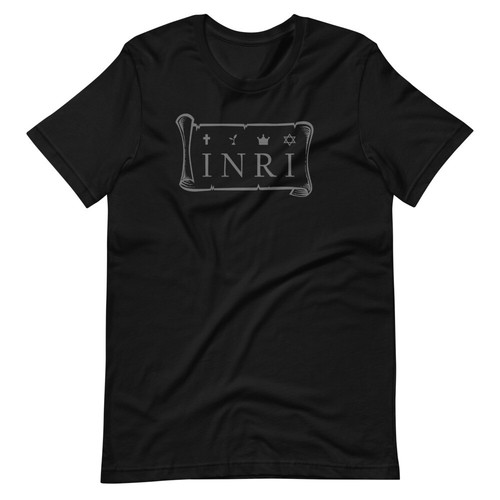 Catholic Church Tee Shirt INRI INBI Jesus Christ the Nazarene King of the Jews - 第 2/7 張圖片
