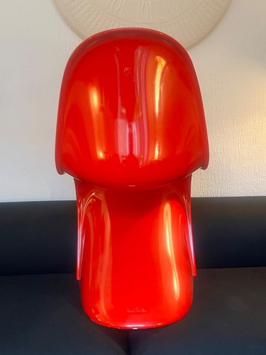 Original Panton Chair Classic by Vitra – Rare Glossy Edition, fiberglass - Picture 4 of 6
