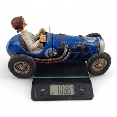 Figura escultura coche de carreras Guillermo Forchino azul huracán Le Tourbillon azul - Imagen 9 de 9