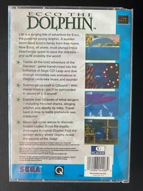 Ecco The Dolphin Sega Mega CD - Complete With Box and Manual
