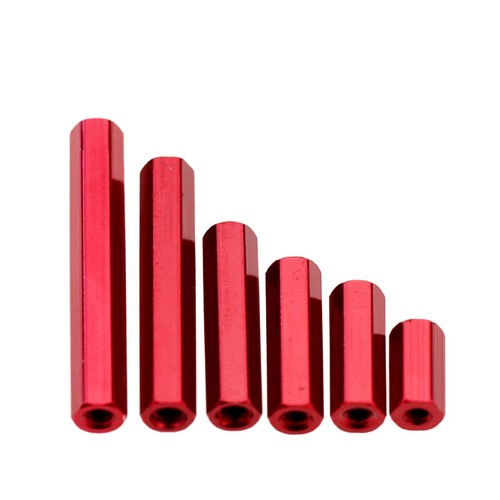 Hex Aluminum Column M3 Thread Sleeve Stud Standoff Nut Connector Tube Long Nuts - Picture 10 of 12