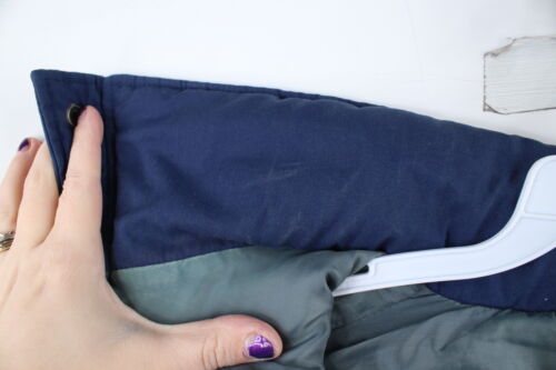 Vintage 90s Streetwear Mens Size Large Faded Quilted Puffer Vest Jacket Blue - Picture 12 of 15