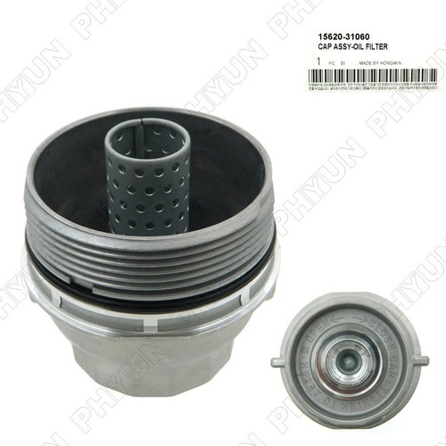 Oil Filter Housing Cap & Cap Plug Drain #15620-31060 For Toyota Lexus 2.0L-5.7L - Picture 3 of 10