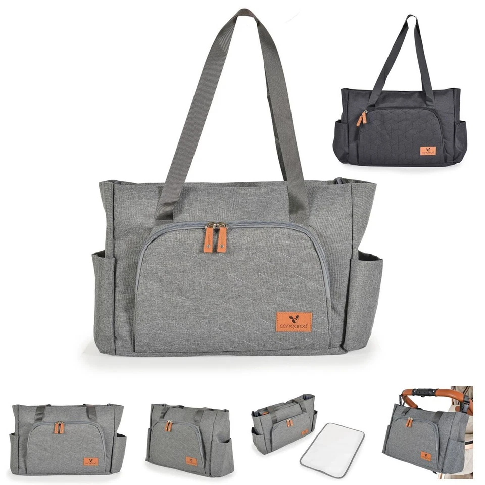 Cangaroo Wickeltasche Keily Henkel Hauptfach mit Reißverschluss Wickelunterlage