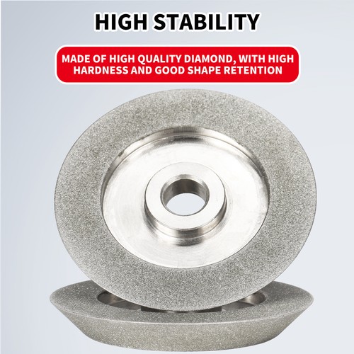 Disco abrasivo de rueda de molienda de diamante de 3" 45 grados para afiladores cortadores de carburo - Imagen 4 de 10