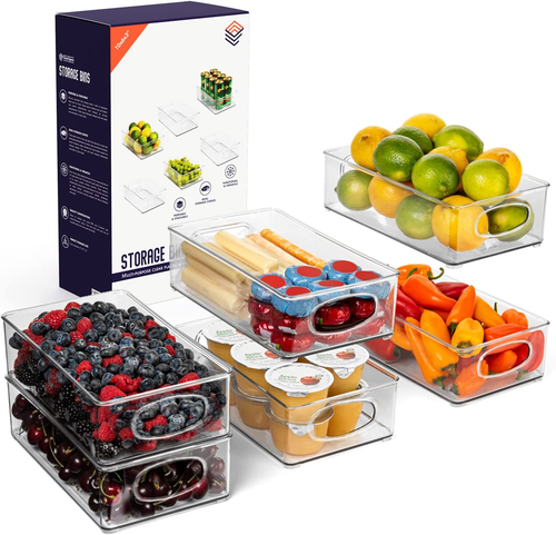 Clearspace Plastic Pantry Organization and Storage Bins – Perfect for Kitchen/Fr - Picture 11 of 12