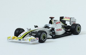Die cast 1//43 Modellino Auto F1 Brawn GP 01 2009 J.Button