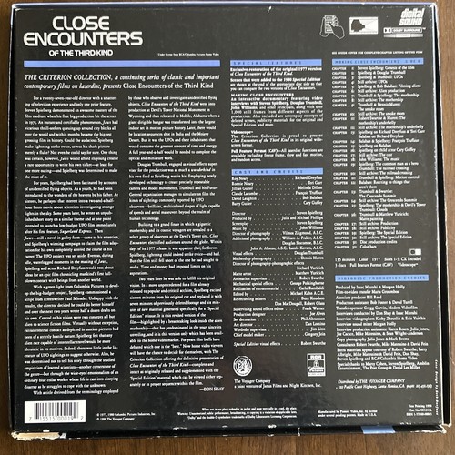 Close Encounters of the Third Kind (Laserdisc) FREE SHIPPING - Picture 2 of 7