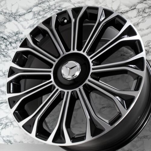 Mercedes S550 S560 S600 Maybach 20" inch rim OEM 2014-2020 Genuine NEW wheel SET - Picture 3 of 4