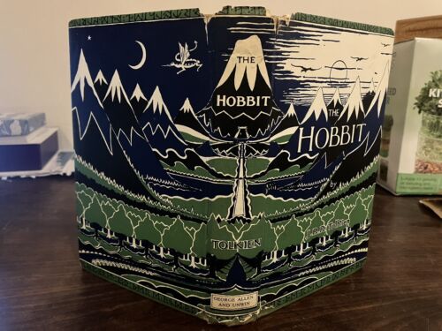 THE HOBBIT 1961 SECOND EDITION 12TH.IMPRESSION -J.R.R.TOLKIEN -WITH DUST JACKET. - Picture 1 of 24