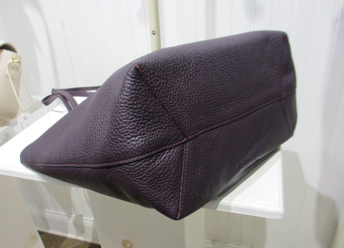 GiGi New York Tori Tasche groß Leder ungefüttert weich lässig UVP 375 $ WEINROT - Bild 12 von 16