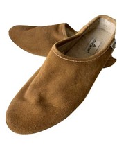 Staheekum Women's Plush Cami Indoor/Outdoor Suede Mule Slippers- Size 8