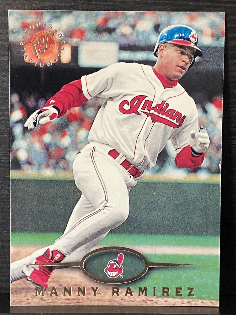 1995 Topps Stadium Club Baseball Card #264 Manny Ramirez Indians SR