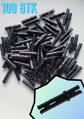 100 Stk GObricks Technic Pin 3L Schwarz GDS-891 Mould King CaDA NEU - wie 32556