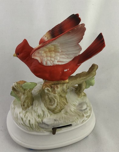 Roter Kardinal Keramik Vogel Spielfigur Gorham Japan 921 - Bild 4 von 12