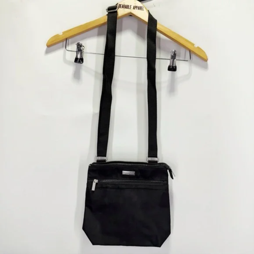 Baggallini Black Crossbody Bag Purse Travel Nylon Water Resistant Small
