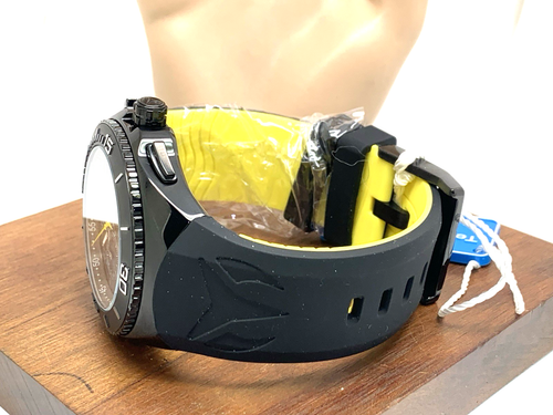 Technomarine Reloj Hombre TM-215069 Manta Cronógrafo Cuarzo Negro Amarillo Goma - Imagen 9 de 14