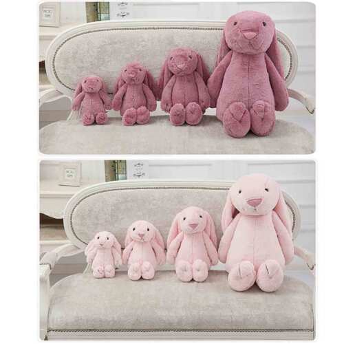 30-80cm Jelly/cat Large Tulip Bunny Soft Toy Stuffed Doll Plush Comforter Toy👍 - Picture 6 of 39