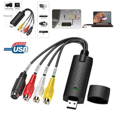👍USB 2.0 Audio TV Video VHS to DVD VCR PC HDD Converter Adapter Capture Card