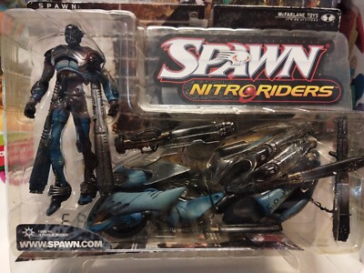 Spawn Nitro Riders Flashpoint Action Figure and Bike  Mc.Farlane