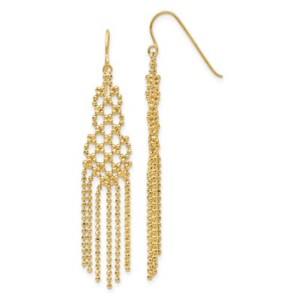 Real-14kt-Yellow-Gold-Bead-Chain-Earrings