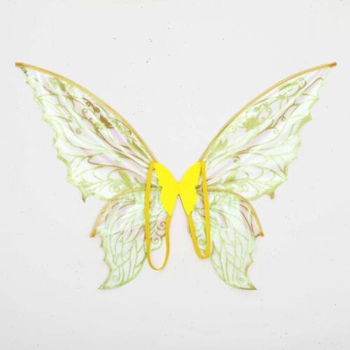 Kids Angel Sheer Shiny Party Wings Butterfly Decor Gradient Fairy Elastic Show - Picture 7 of 64