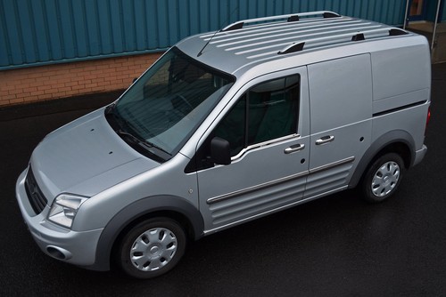 Chrom Seite Fenster Rand Schwelle Set Abdeckungen Zu Für Ford transit connect ( - Picture 5 of 6