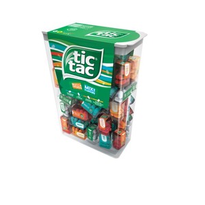 Tic Tac Caixa Com 60 Mini Caixas Tic Tac Lilliput Mix In Dispender Box With 60 Mini Boxes By