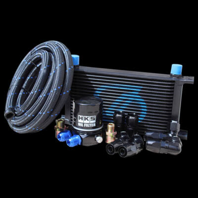 für Nissan Fairlady 350Z VQ35HR 19-reihiger Ölkühlersatz + HKS-Filter, 07/01->08/11