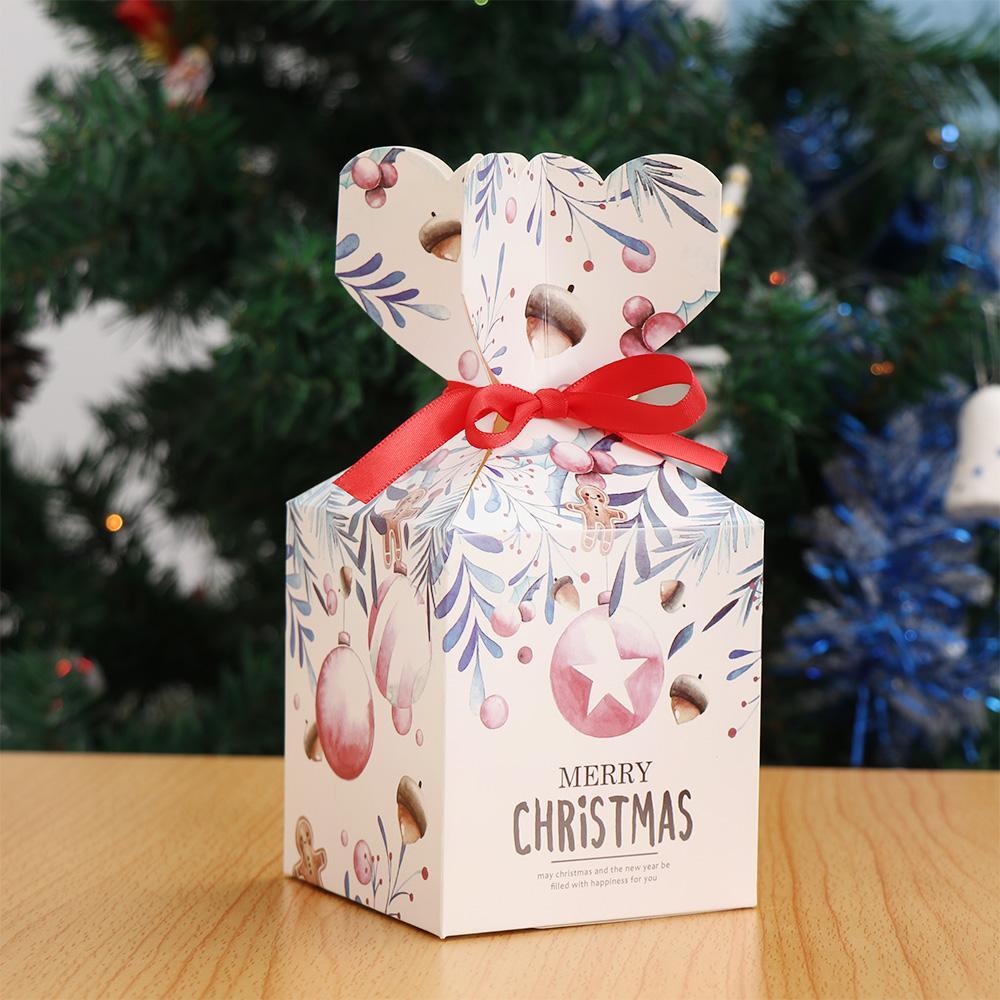 Supplies Kids Favors Candy Box Christmas Decoration Xmas Bags Paper Carrier - Picture 6 of 20
