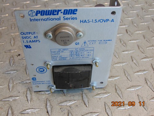 POWER ONE HA5-1.5/OVP-A POWER SUPPLY - Picture 1 of 2