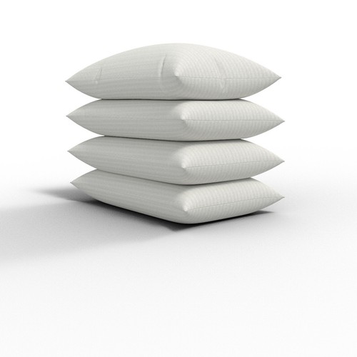 Stripes Pillows Hotel Quality Extra Filled Bounce Back Bed Pillows Pack of 2,4,6 - Picture 4 of 15