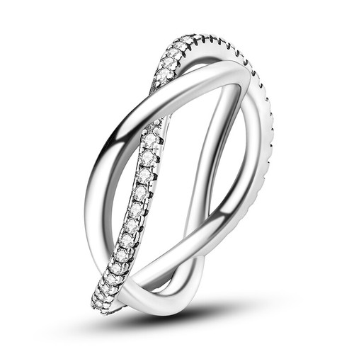European Original AAA CZ Finger Ring Forever For Women Jewelry 925 Silver Plated - Picture 7 of 46