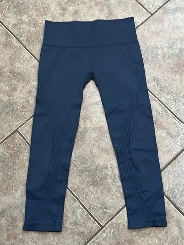 Nux Grey/Blue Medium Compression Leggings Womens - Picture 2 of 14