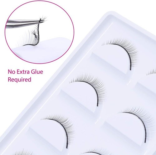 25 Pairs Training Lashes Strips Self Adhesive for Practice Eyelashes Extensions - Picture 4 of 9
