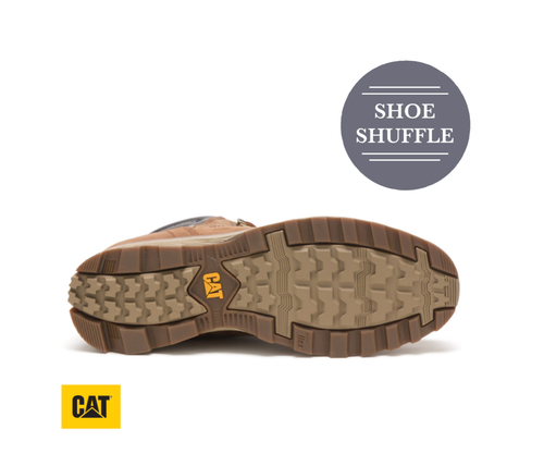 Bota de trabajo ligera para caminar Caterpillar (CATS) Sire impermeable azúcar morena - Imagen 4 de 10