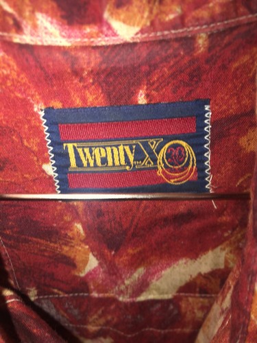 Wrangler Twenty X Mens Shirt Size L Short Sleeve Button Down Floral Cotton - Picture 2 of 4