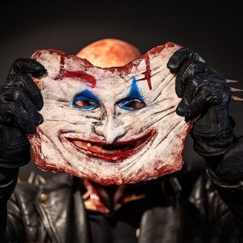 Halloween Maske Horror Clown Doppelte Schicht Abziehbare Oberfläche Zombie B1013 - Bild 5 von 6