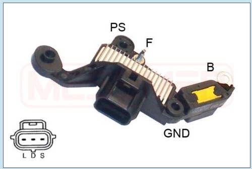12V LICHTMASCHINE SPANNUNGSREGLER FÜR FORD FIESTA FOCUS FUSION MONDEO TOURNEO - Bild 2 von 3